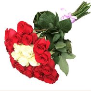 Букет імпортних троянд - Бланш