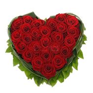 Серце з троянд