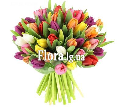 Великий букет тюльпанів