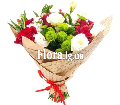 Модний букет квітів