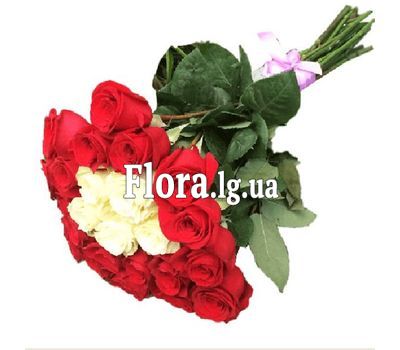 Букет імпортних троянд - Бланш