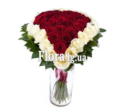 Букет у вигляді серця